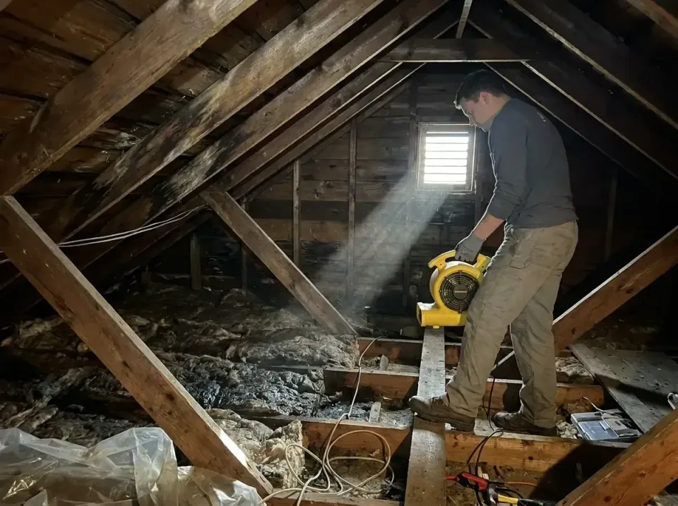 attic-water-damage-drying-proc-007 — frequently asked questions, Emergency Water Extraction & 24/7 Flood Response in Tomah,…